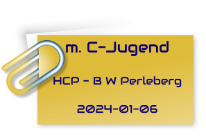 m. C-Jugend  HCP - B W Perleberg  2024-01-06